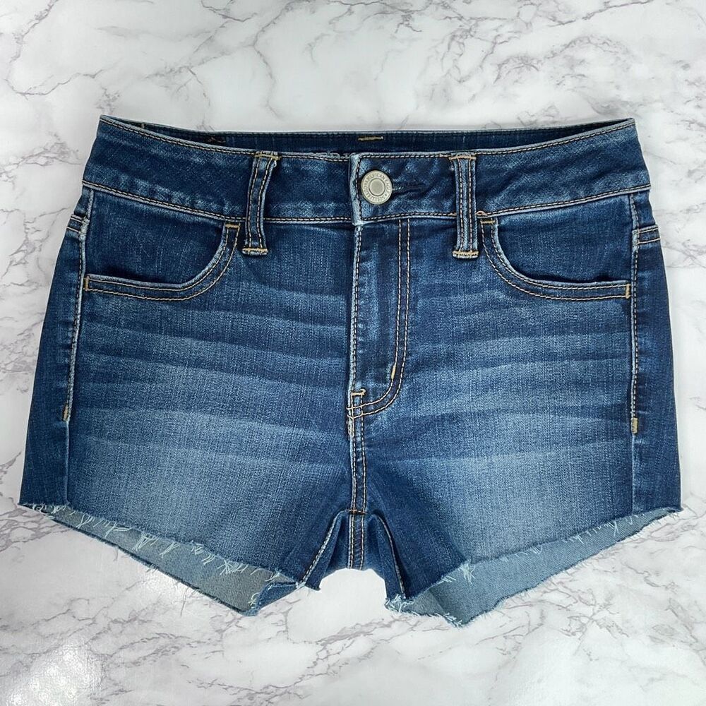 American Eagle Outfitters Custom Cutoff Blue Jean Shorts 2